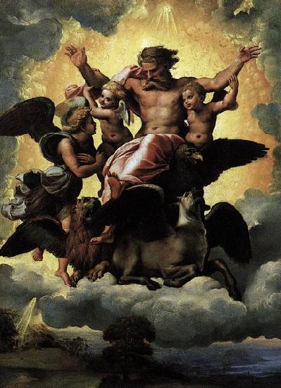 RAFFAELLO Sanzio The Vision of Ezekiel oil painting image